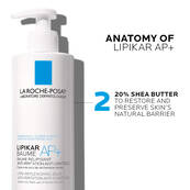 Lipikar Balm AP+M Moisturiser For Dry Skin 400ml