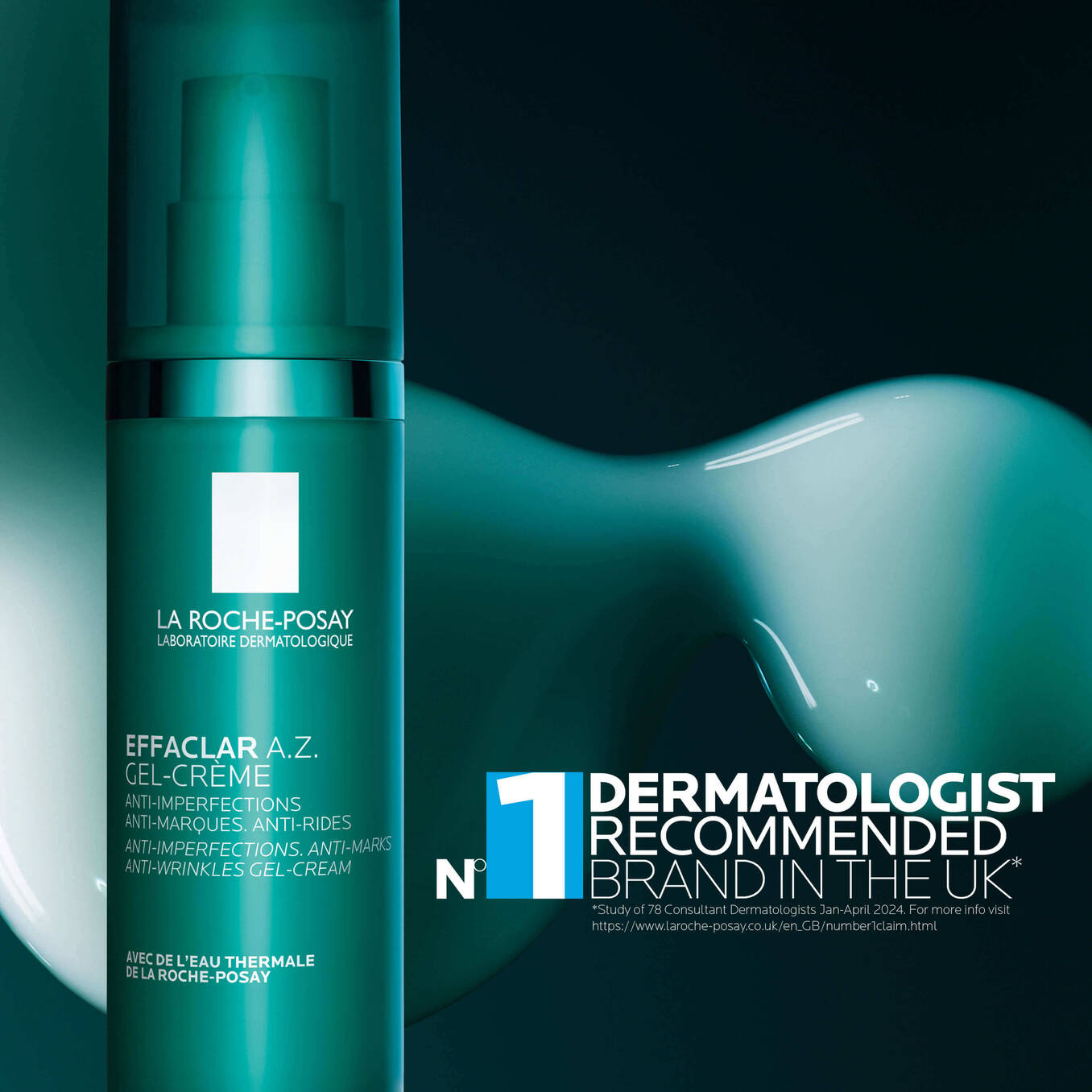 Faroche Roche Effaclar A.Z. Gel Cream Moisturiser | La Roche-Posay UK