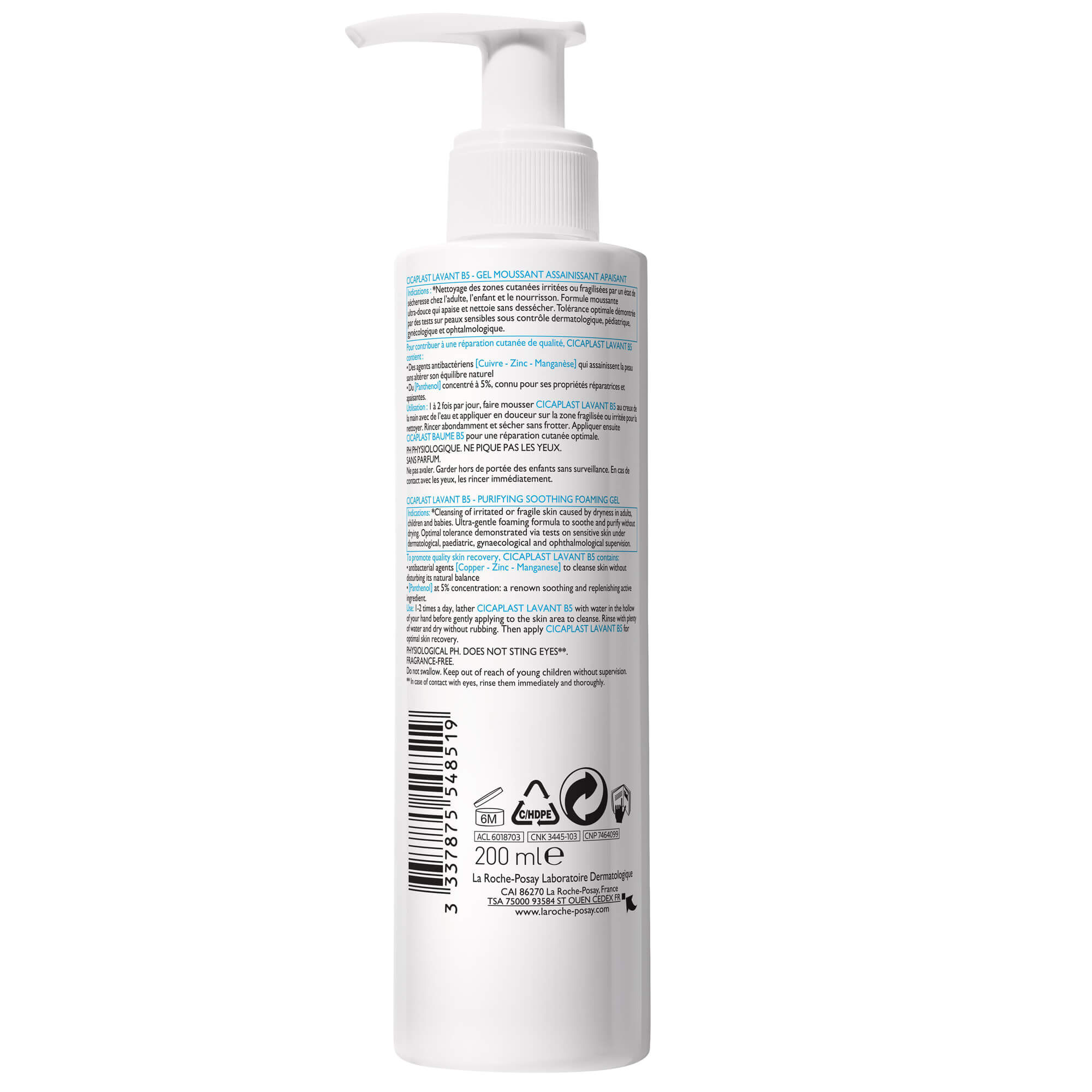 Cicaplast Lavant B5 Soothing Wash