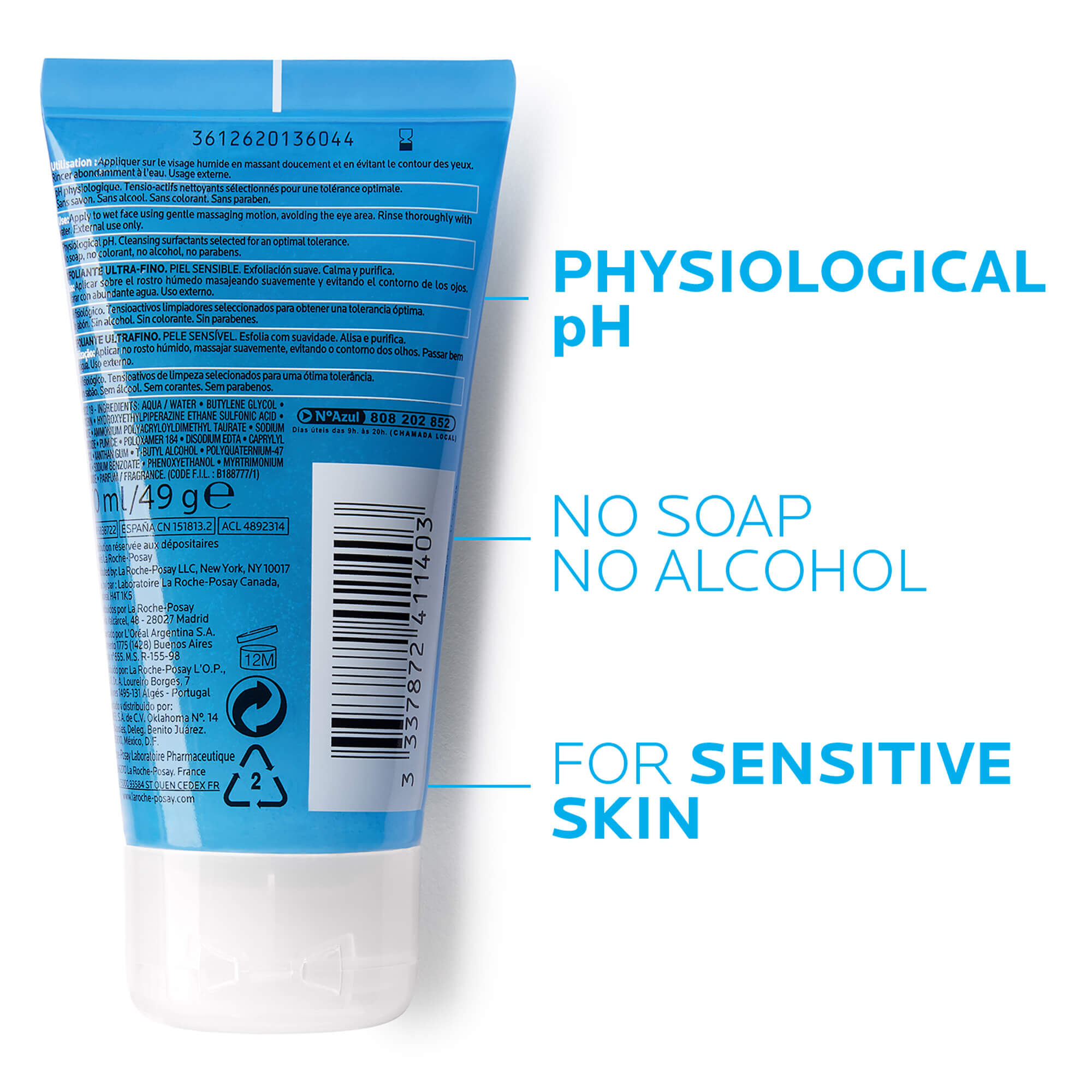 UltraFine Scrub Exfoliator For Sensitive Skin La RochePosay