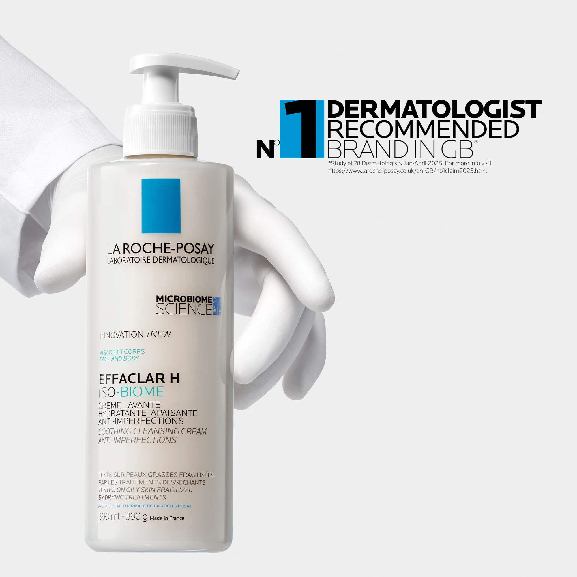 Effaclar H ISO-BIOME Cleansing Cream For Oily, Blemish-Prone Skin