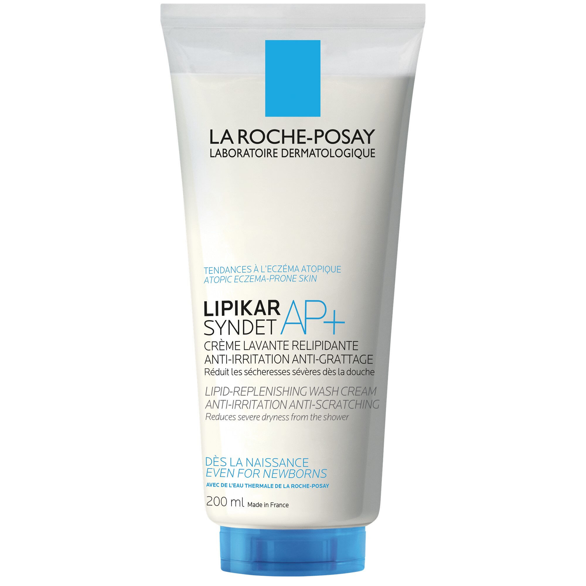 3337875537308_Lipikar-Syndet-AP+-Cream-Wash_200ml_01_La-Roche-Posay