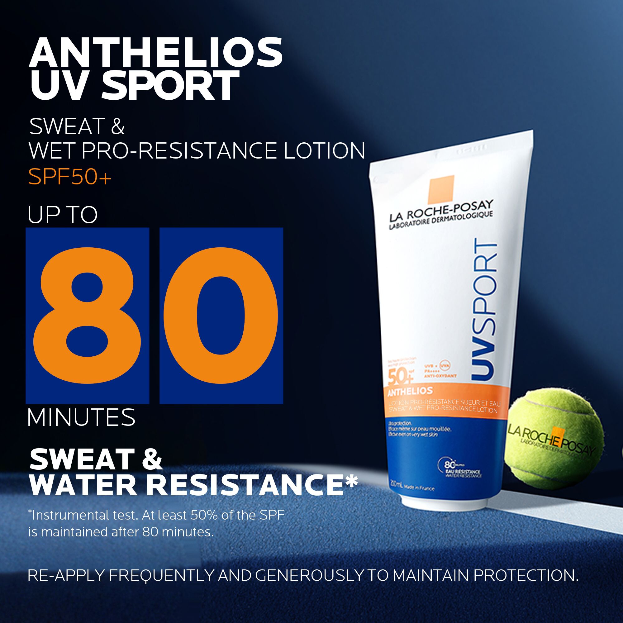 Anthelios UVSPORT Wet & Sweat Pro-Resistance Lotion SPF50+