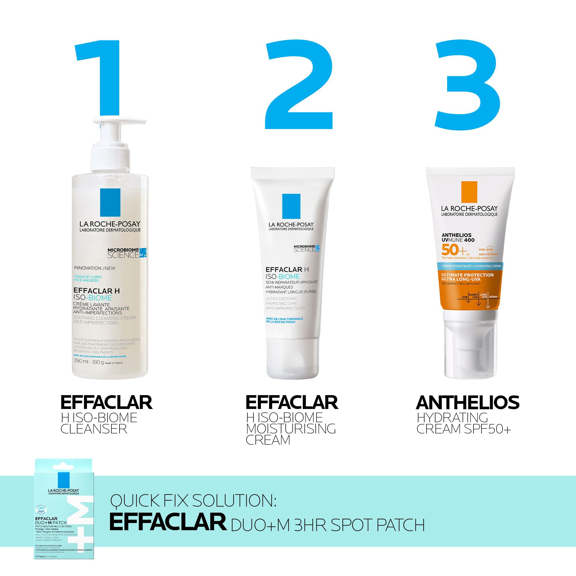 Effaclar H ISO-BIOME Cleansing Cream For Oily, Blemish-Prone Skin