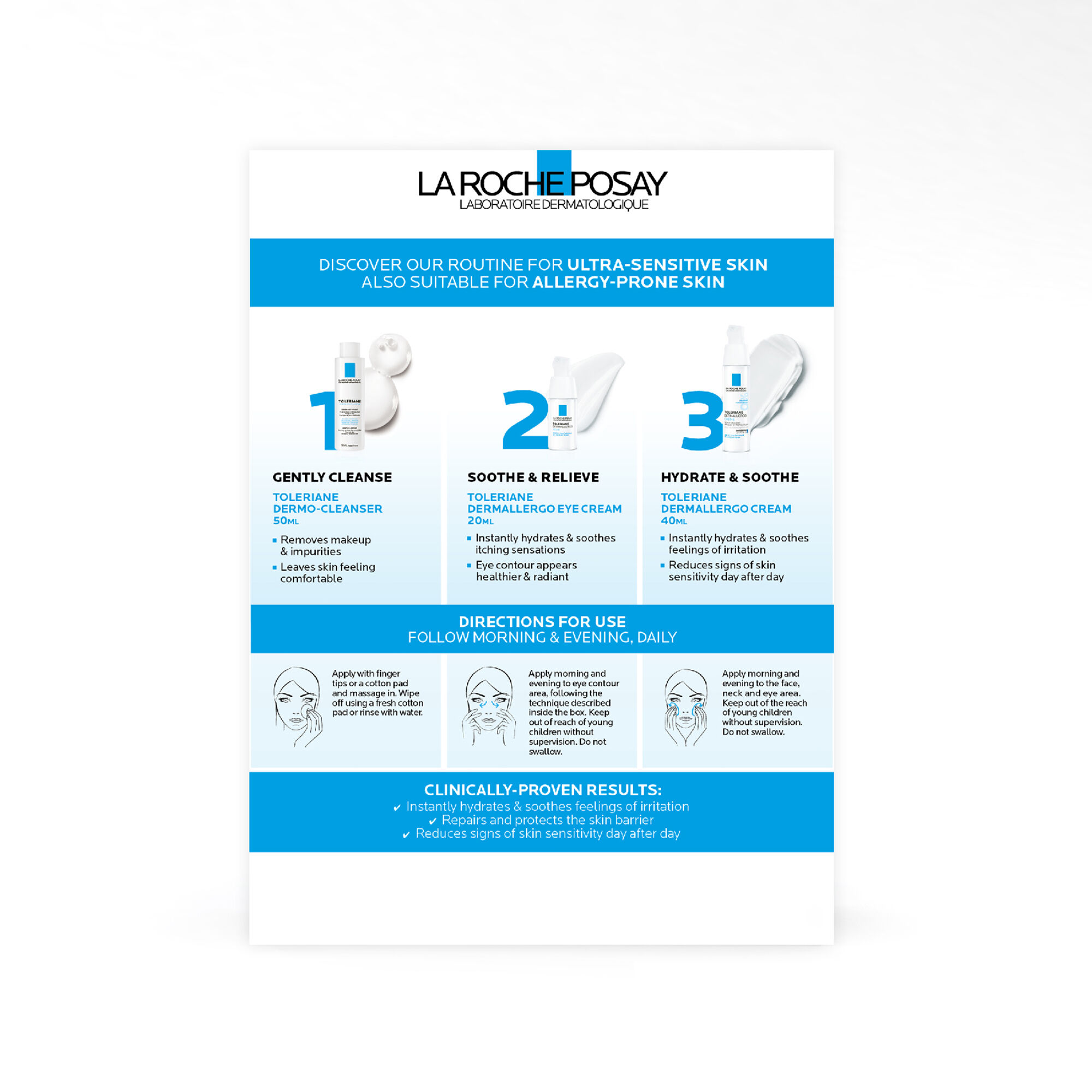 Toleriane Dermallergo 3-Step Soothing Kit
