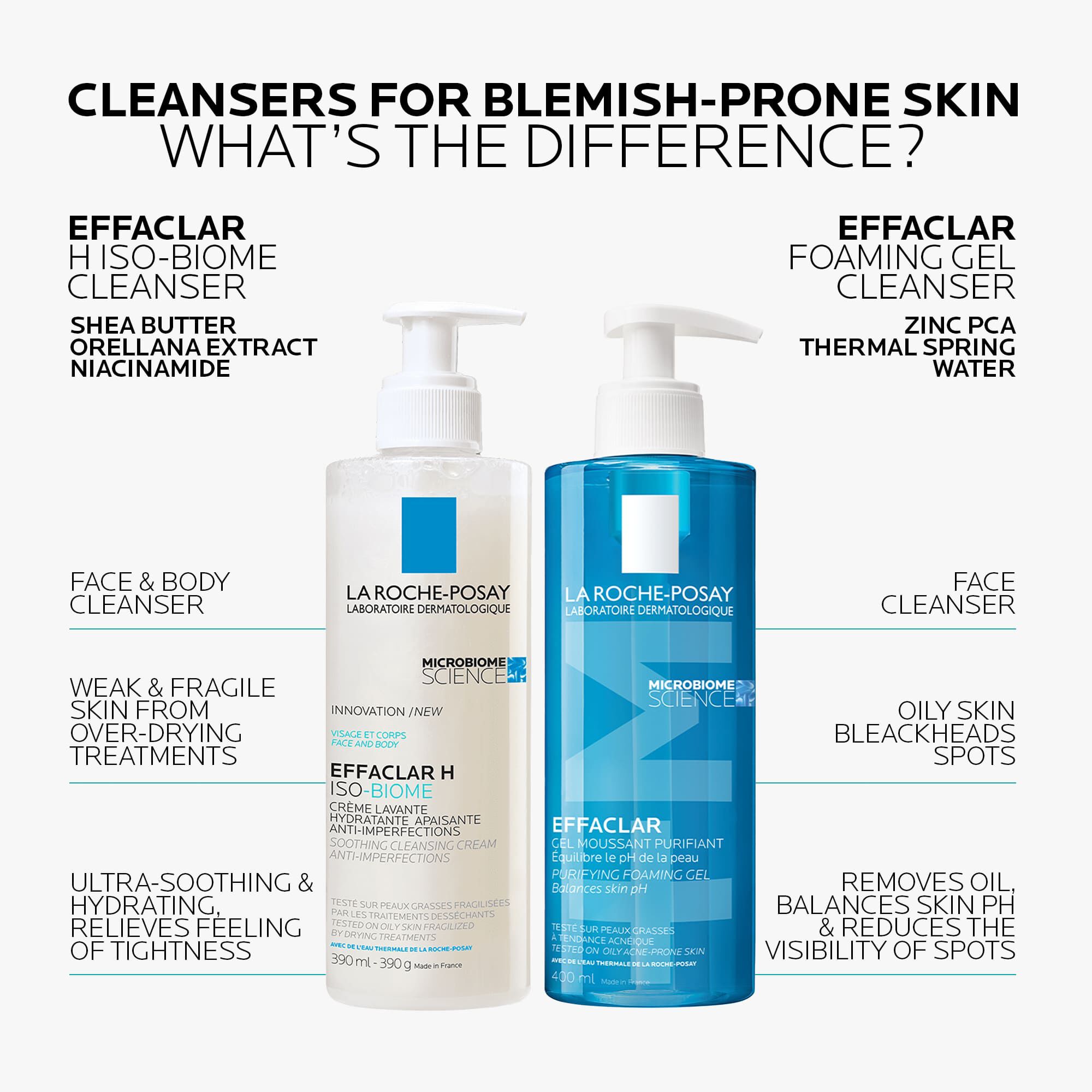 Effaclar H ISO-BIOME Cleansing Cream For Oily, Blemish-Prone Skin