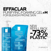 Effaclar Purifying Cleansing Gel Refill 400ml Bundle