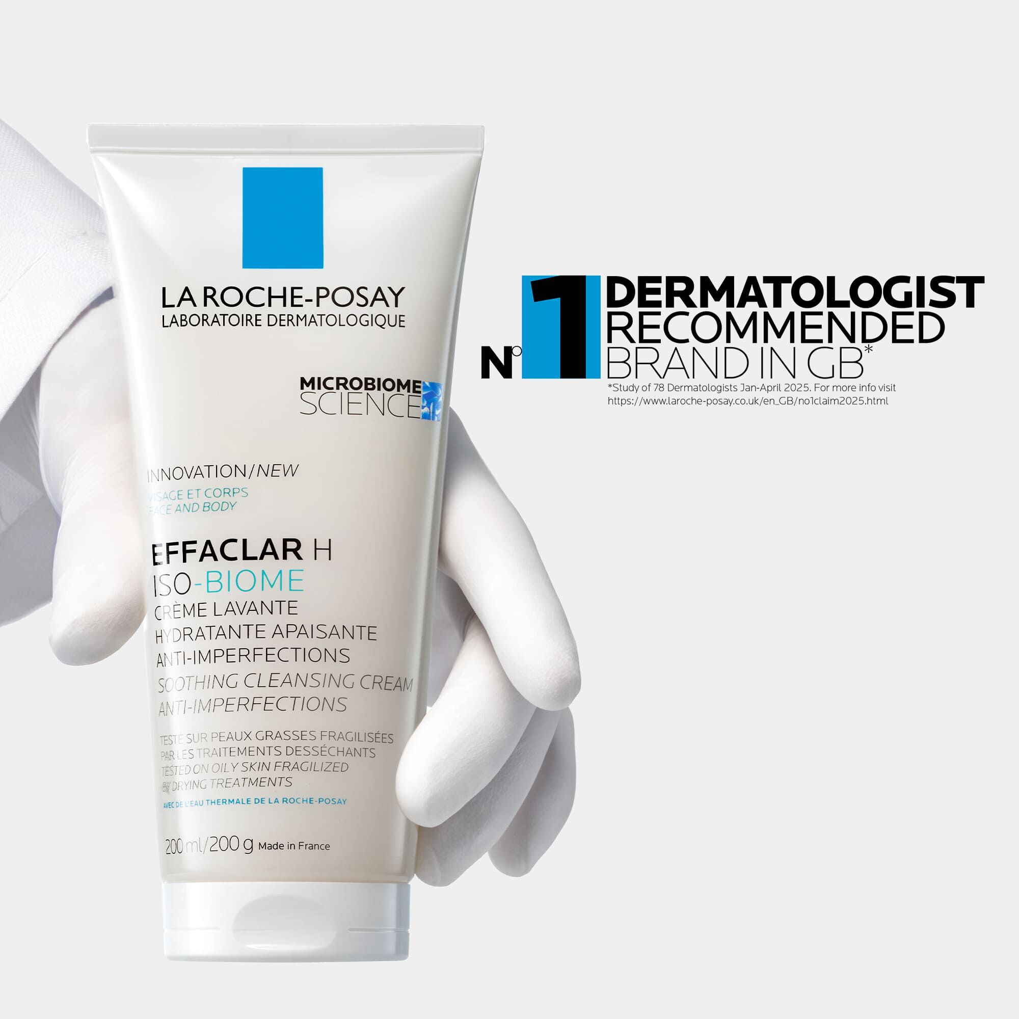 Effaclar H ISO-BIOME Cleansing Cream For Oily, Blemish-Prone Skin