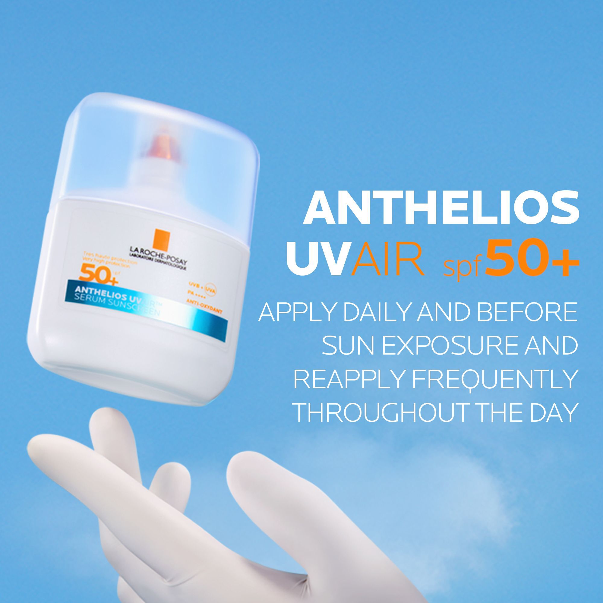 Anthelios UVAIR Serum Sunscreen SPF50+