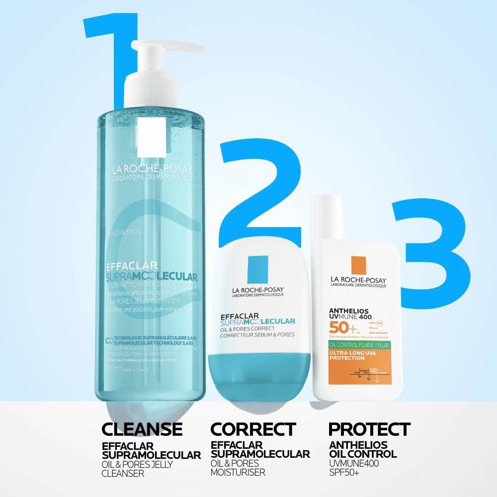 Effaclar Supramolecular Oil & Pores Correct Cleanser 400ml