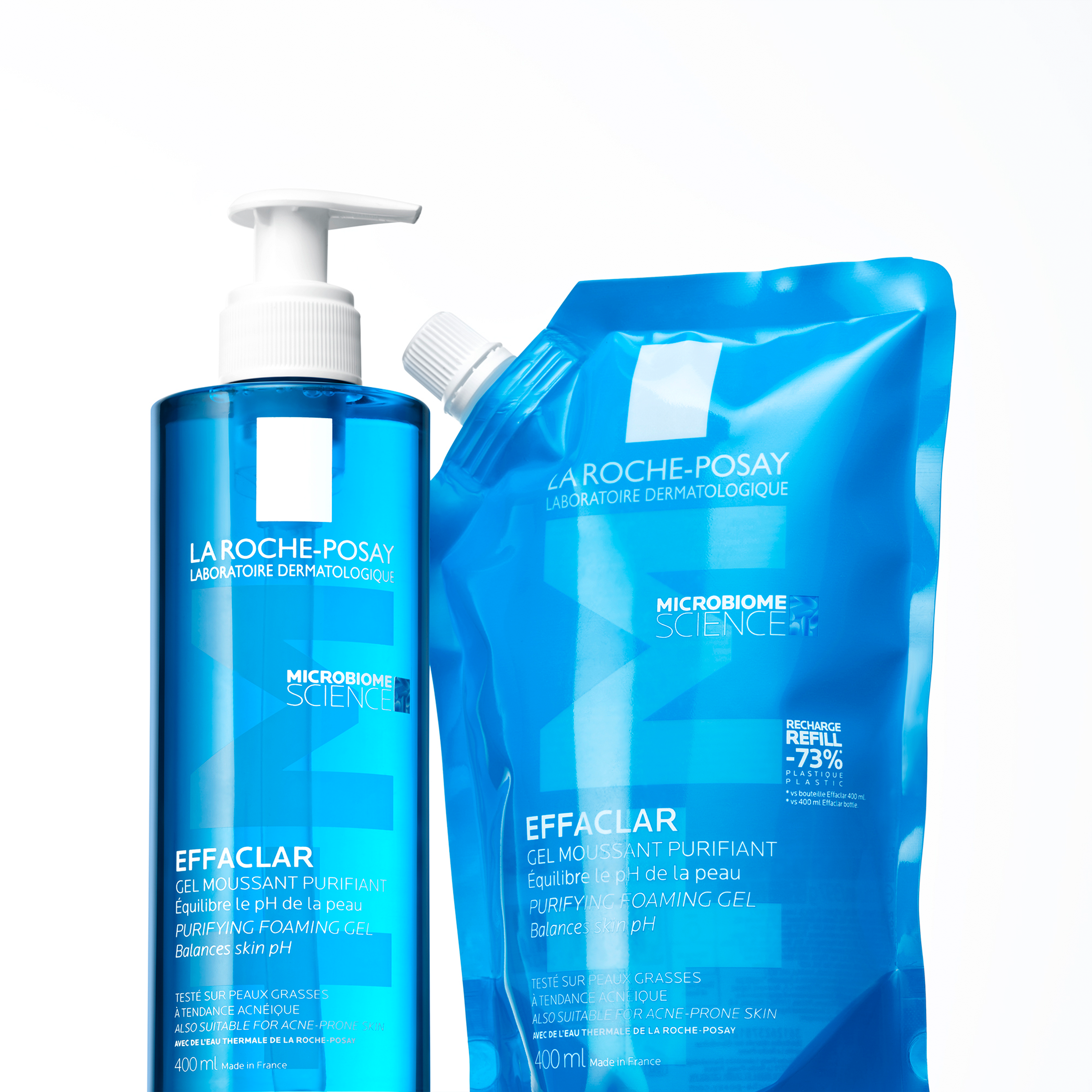 Effaclar Purifying Cleansing Gel & Refill Pouch | La Roche-Posay UK