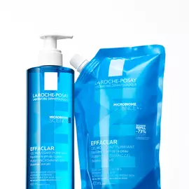 Effaclar Purifying Cleansing Gel Refill 400ml Bundle