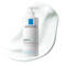 A bottle of La Roche-Posay Lipikar Urea 5+ lotion for dry and irritated skin, with a creamy white texture in the background.