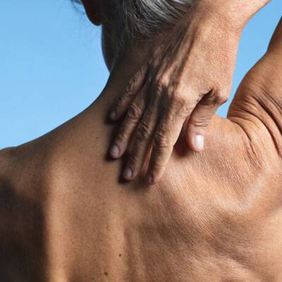 Three skincare products from La Roche-Posay are displayed on a blue and white background. The products include two spray bottles and one dropper bottle, all featuring a clean, modern design.