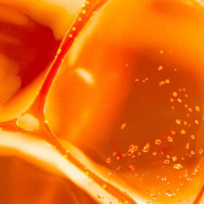 Orange Vitamin C ingredient close up