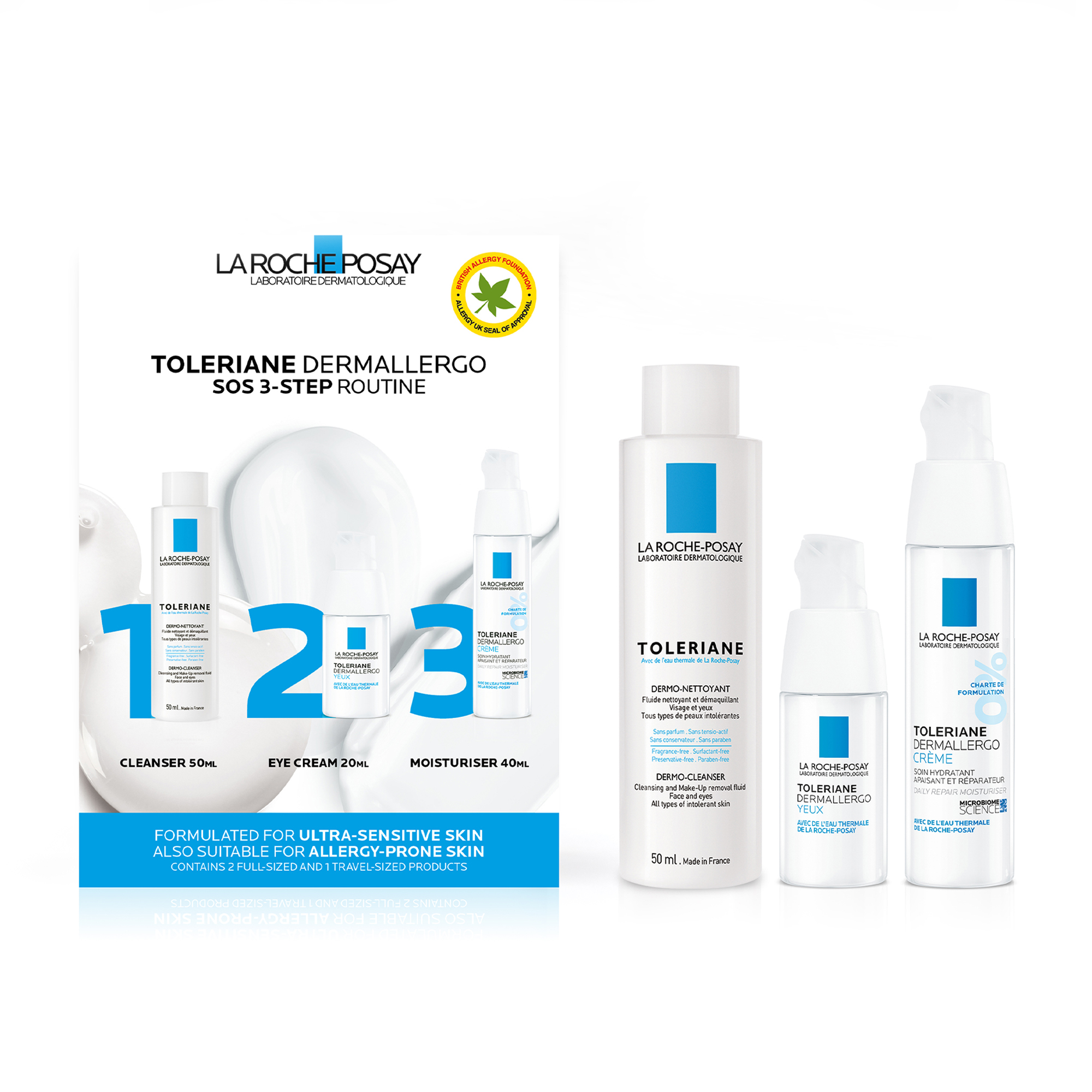 Toleriane 3Step Simple Skincare Routine La RochePosay UK
